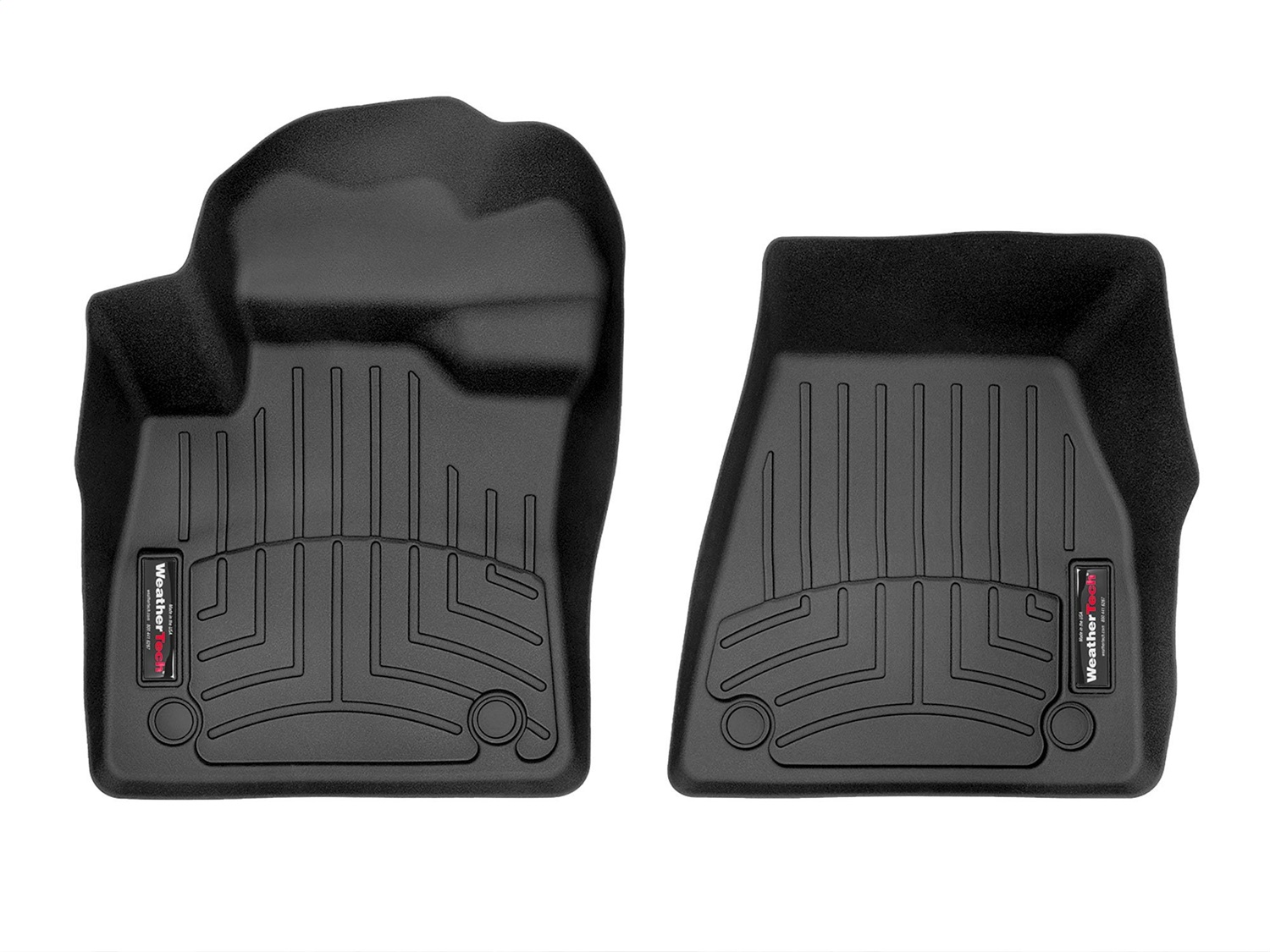 WeatherTech FloorLinerTM DigitalFit; Black; Front 4416611 thumbnail 0