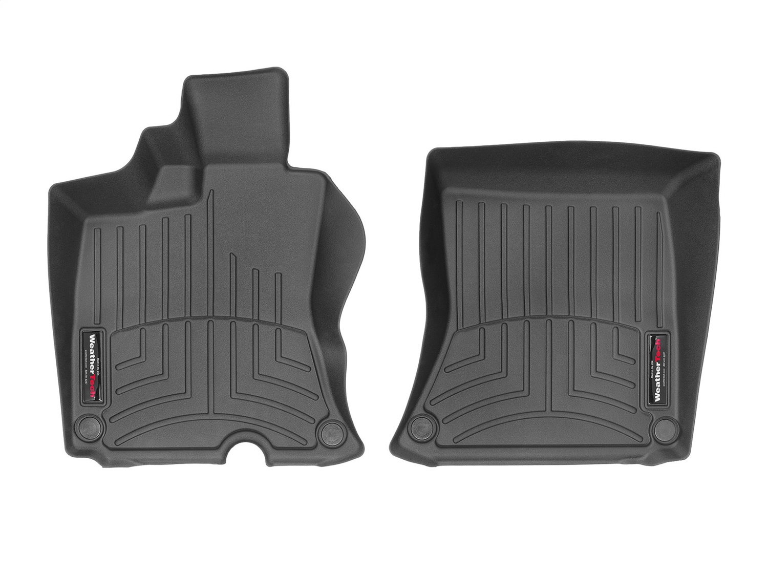 WeatherTech FloorLinerTM DigitalFit; Black; Front 4414461 thumbnail 0