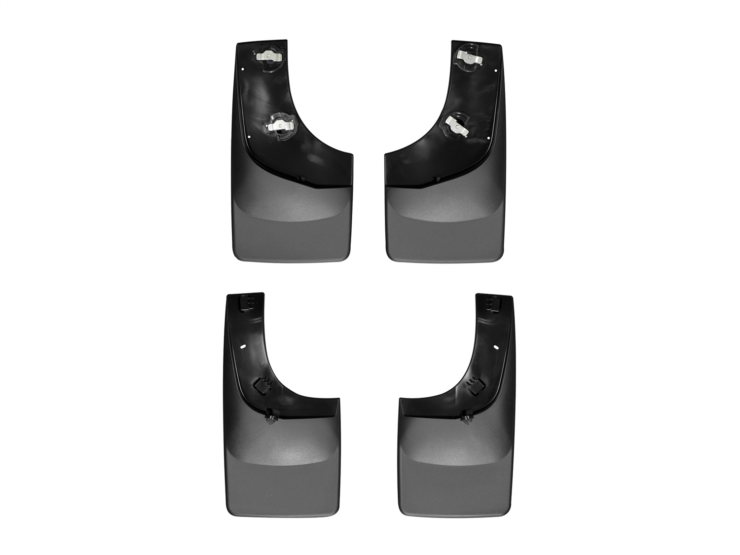 WeatherTech MudFlap No-Drill DigitalFit MudFlap Kit; Black 110003-120003 thumbnail 1