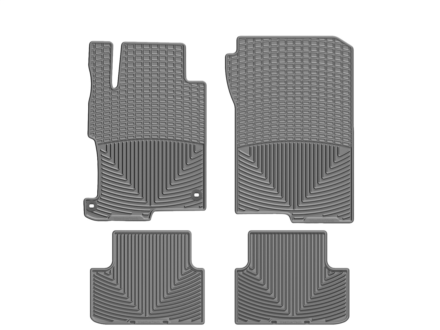 WeatherTech All Weather Floor Mats; Gray; Front and Rear WTHG293198 thumbnail 0