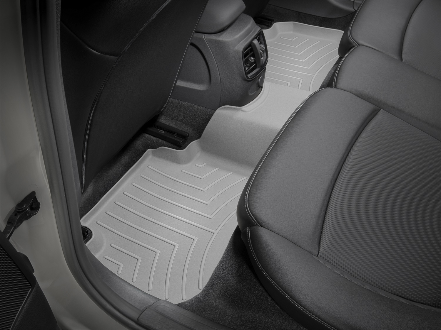 WeatherTech FloorLinerTM DigitalFit; Gray; Rear 468712 thumbnail 1