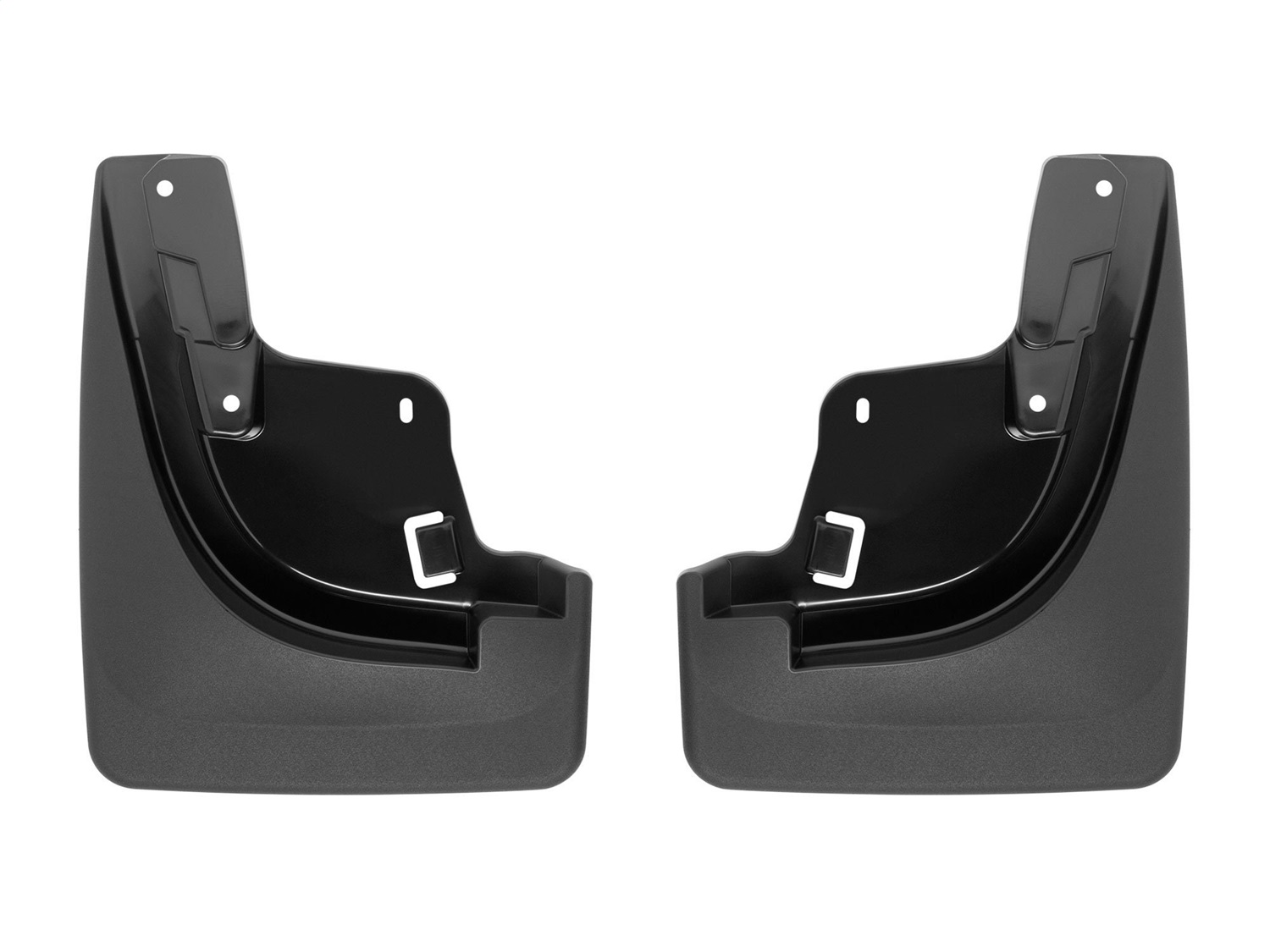WeatherTech MudFlap No-Drill DigitalFit; Black 110123 thumbnail 0