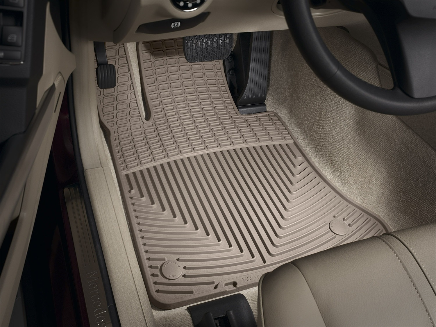 WeatherTech All Weather Floor Mats; Tan; Front W296TN thumbnail 1