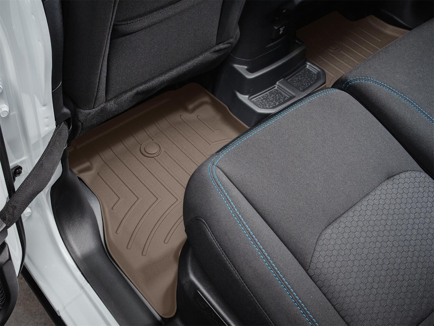 WeatherTech FloorLinerTM DigitalFit; Tan; Rear 4513135 thumbnail 1