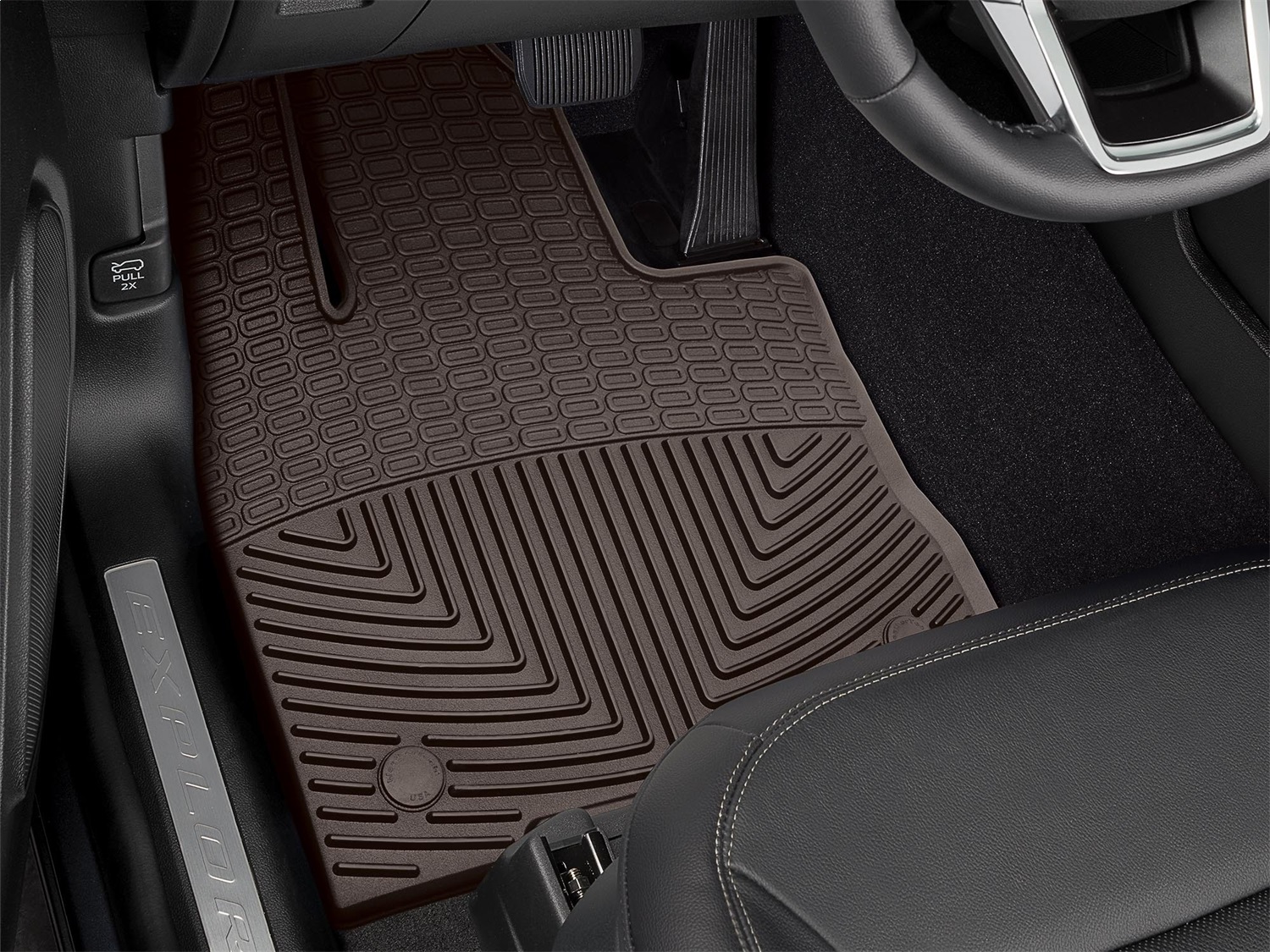 WeatherTech All Weather Floor Mats; Cocoa; Front W526CO thumbnail 0