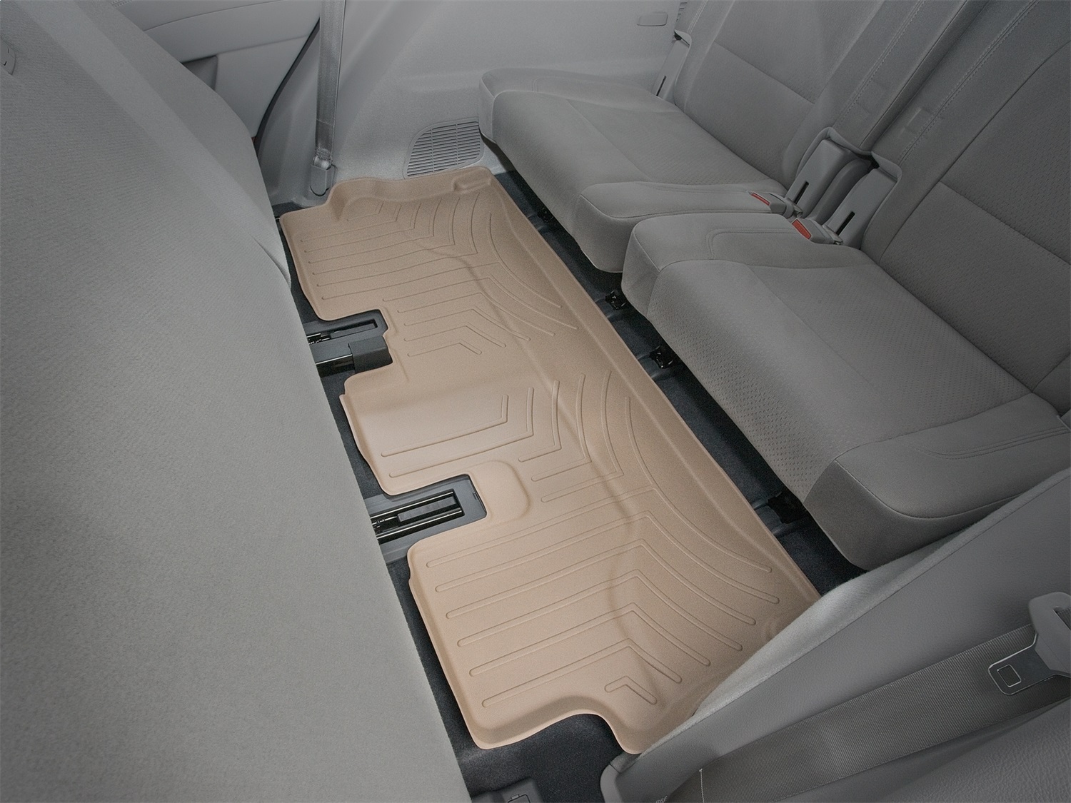 WeatherTech FloorLinerTM DigitalFit; Tan; Third Row 451593 thumbnail 1