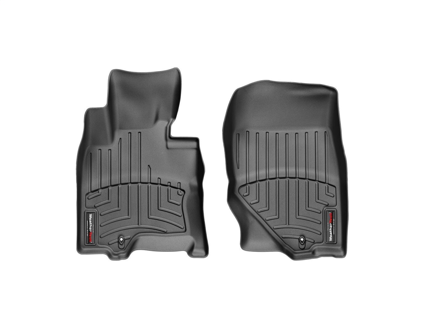 WeatherTech FloorLinerTM DigitalFit; Black; Front 441721 thumbnail 0