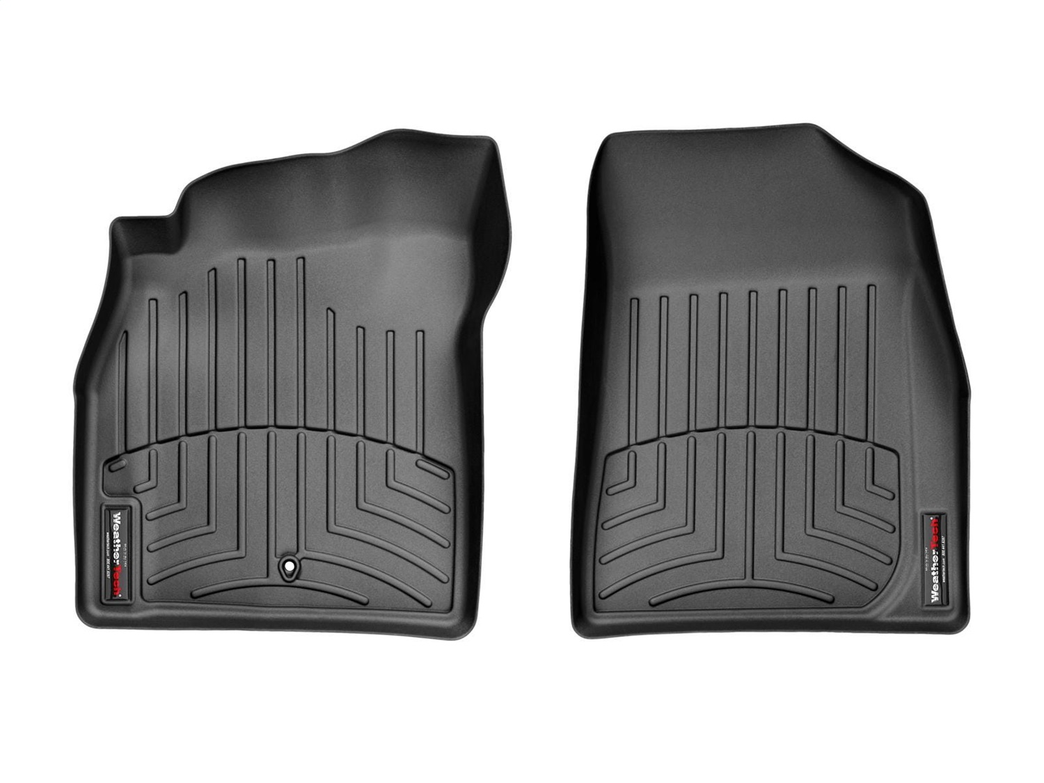 WeatherTech FloorLinerTM DigitalFit; Black; Front 441451 thumbnail 1
