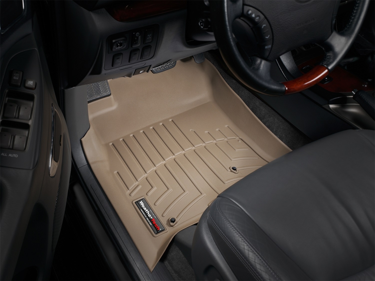 WeatherTech FloorLinerTM DigitalFit; Tan; Front 450701 thumbnail 0