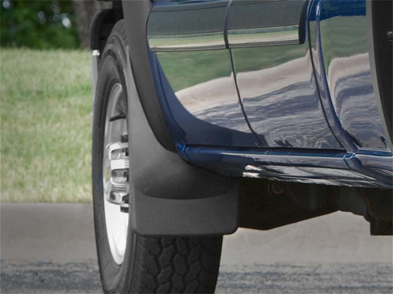 WeatherTech MudFlap No-Drill DigitalFit; Black 110005 thumbnail 2