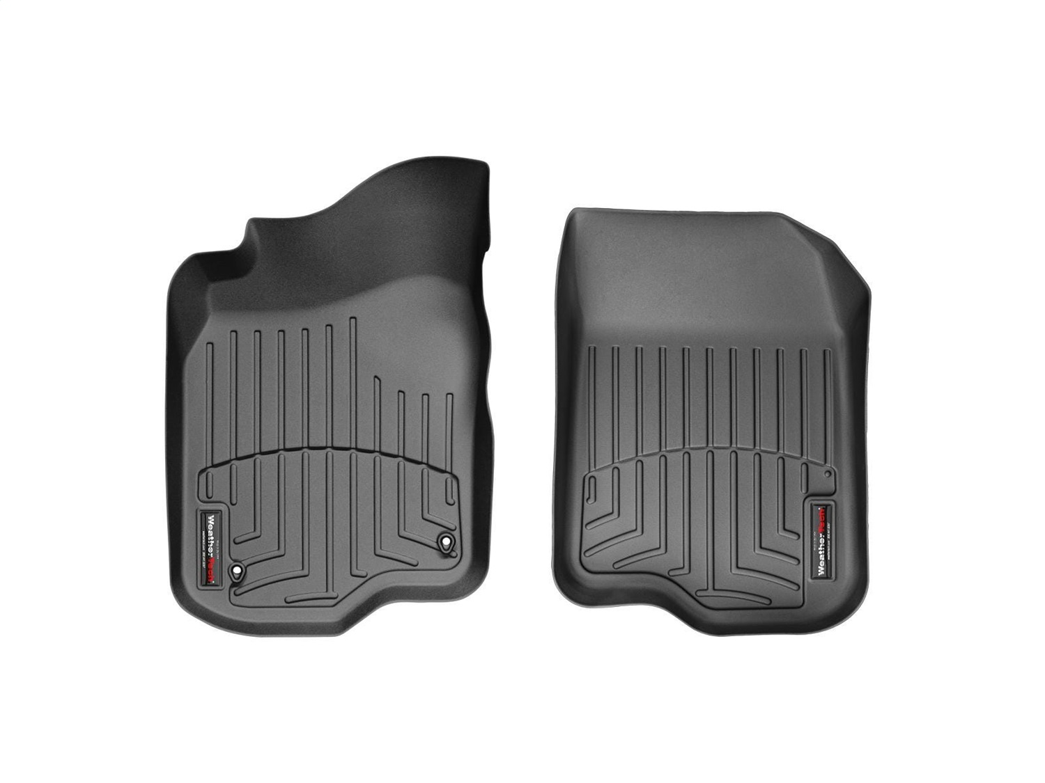 WeatherTech FloorLinerTM DigitalFit; Black; Front 442261 thumbnail 1