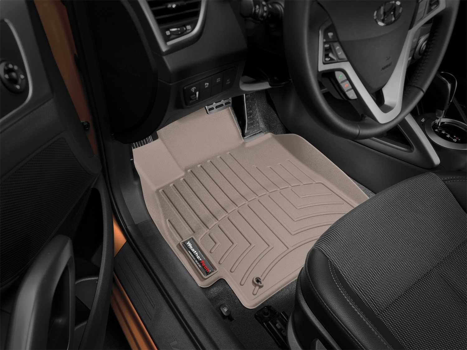 WeatherTech FloorLinerTM DigitalFit; Tan; Front 453421 thumbnail 1