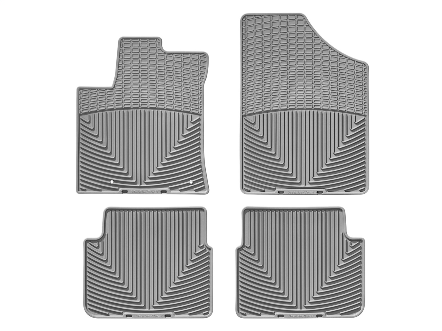 WeatherTech All Weather Floor Mats; Gray; Front and Rear WTCG096080 thumbnail 0