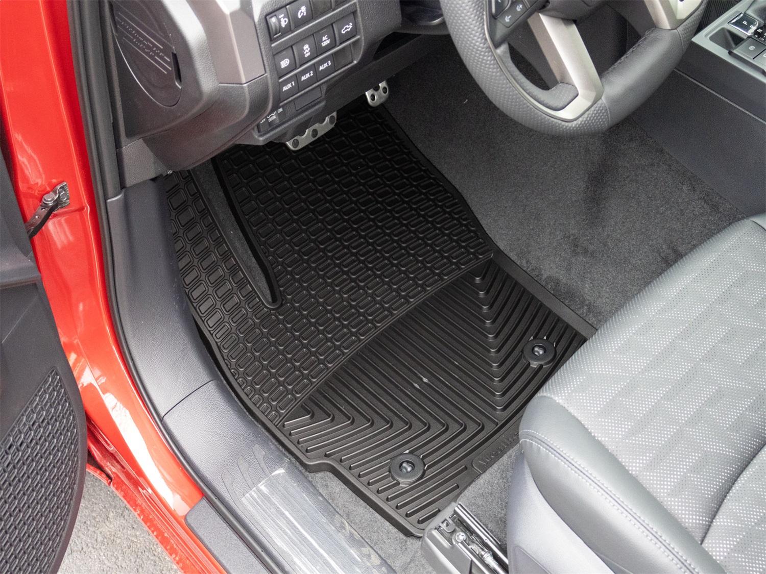 WeatherTech All Weather Floor Mats; Black; Front W698 thumbnail 0