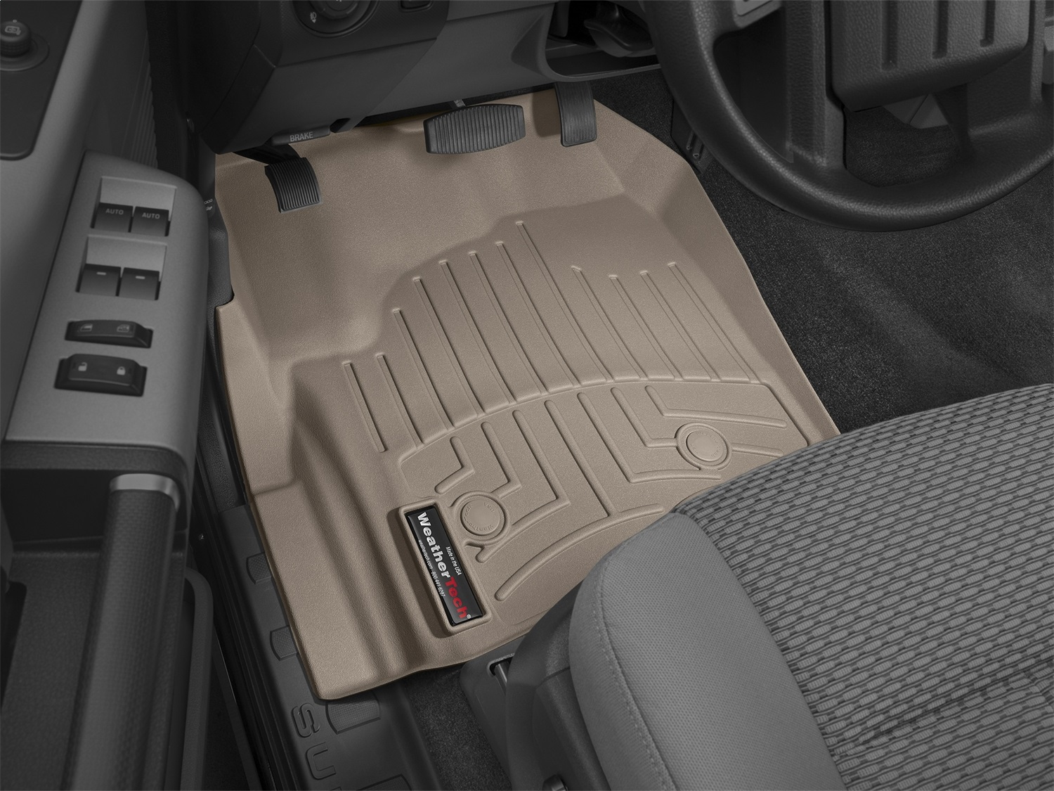 WeatherTech FloorLinerTM DigitalFit; Tan; Front 454331 thumbnail 1