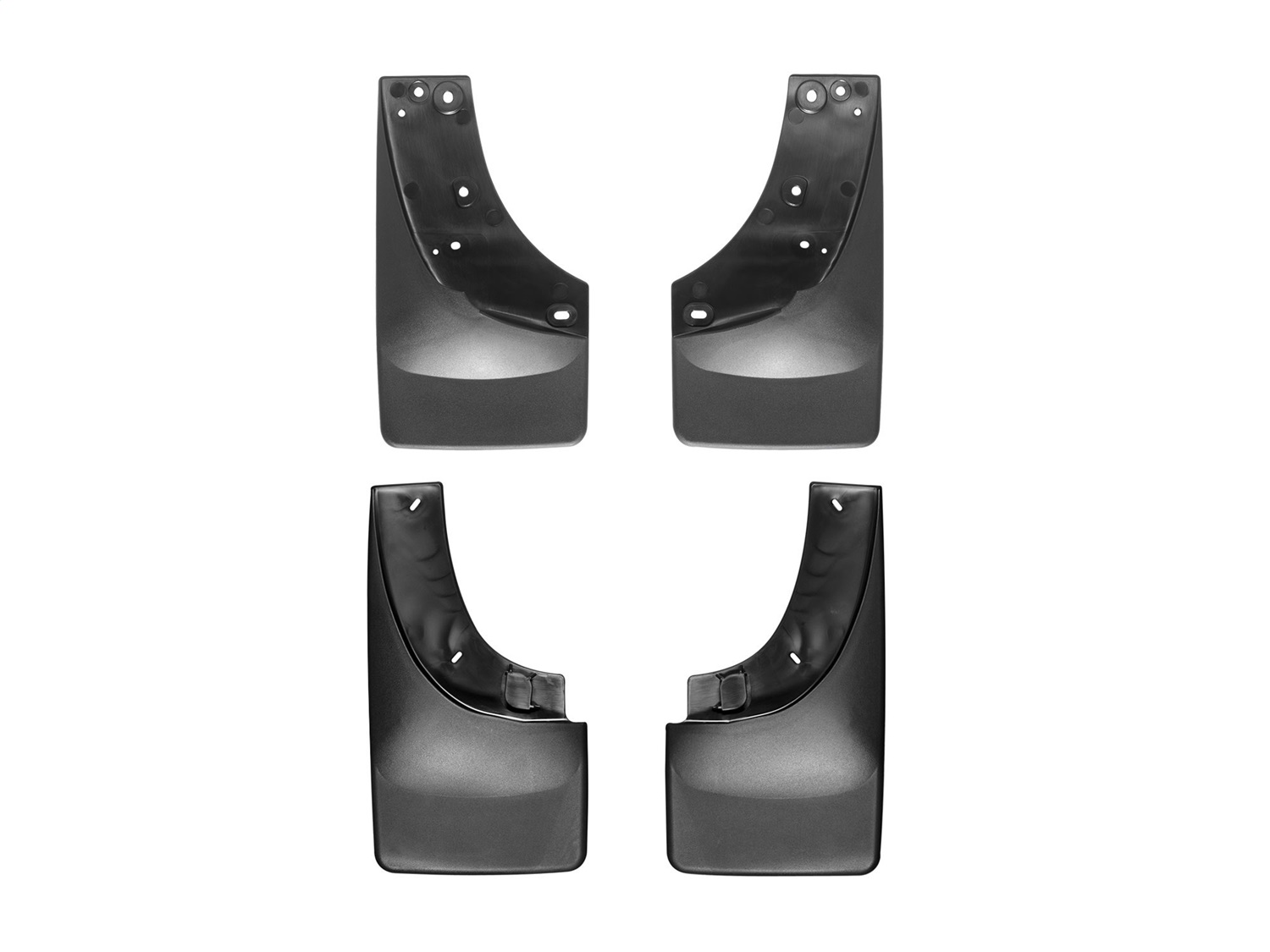 WeatherTech MudFlap No-Drill DigitalFit MudFlap Kit; Black 110005-120005 thumbnail 0