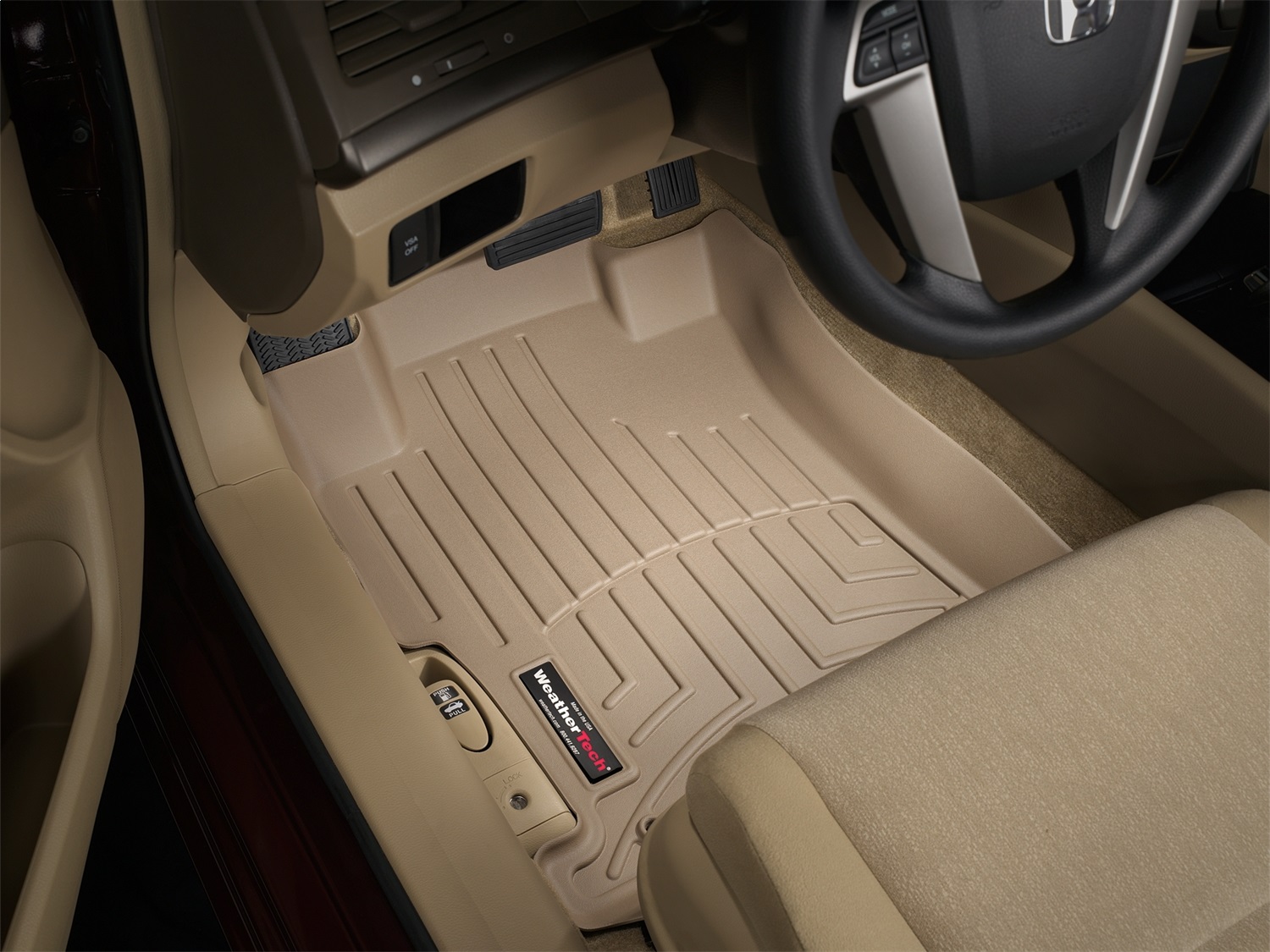 WeatherTech FloorLinerTM DigitalFit; Tan; Front 451481 thumbnail 0