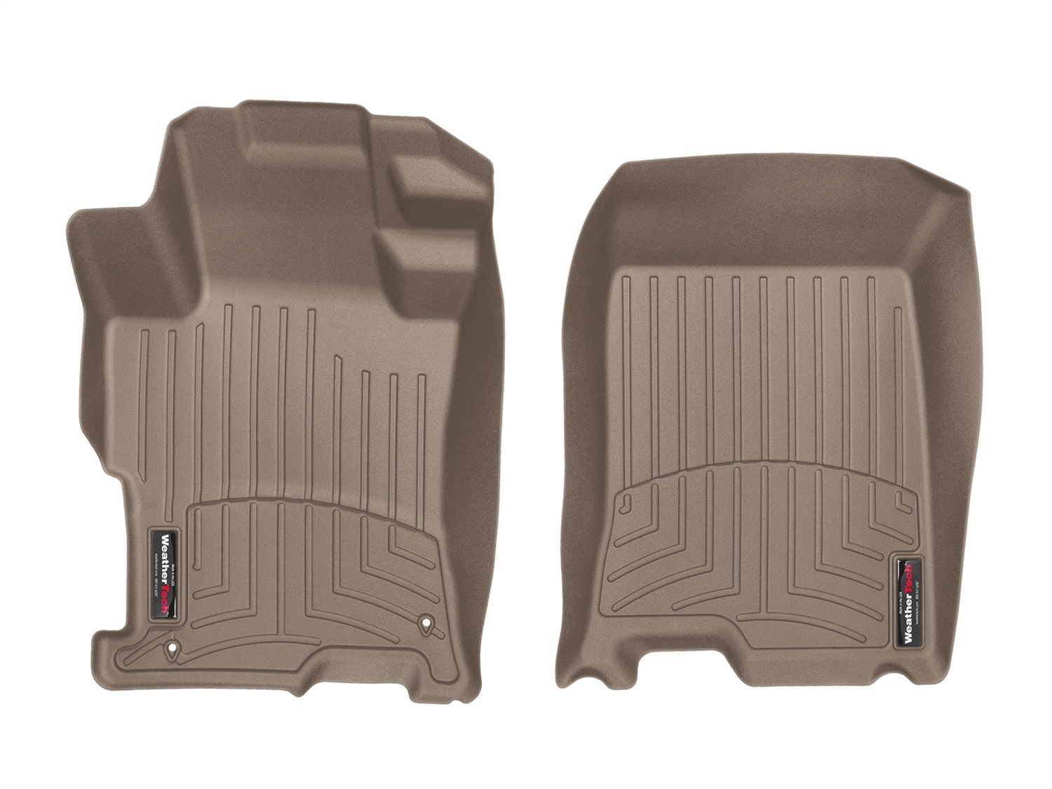 WeatherTech FloorLinerTM DigitalFit; Tan; Front 451481 thumbnail 1