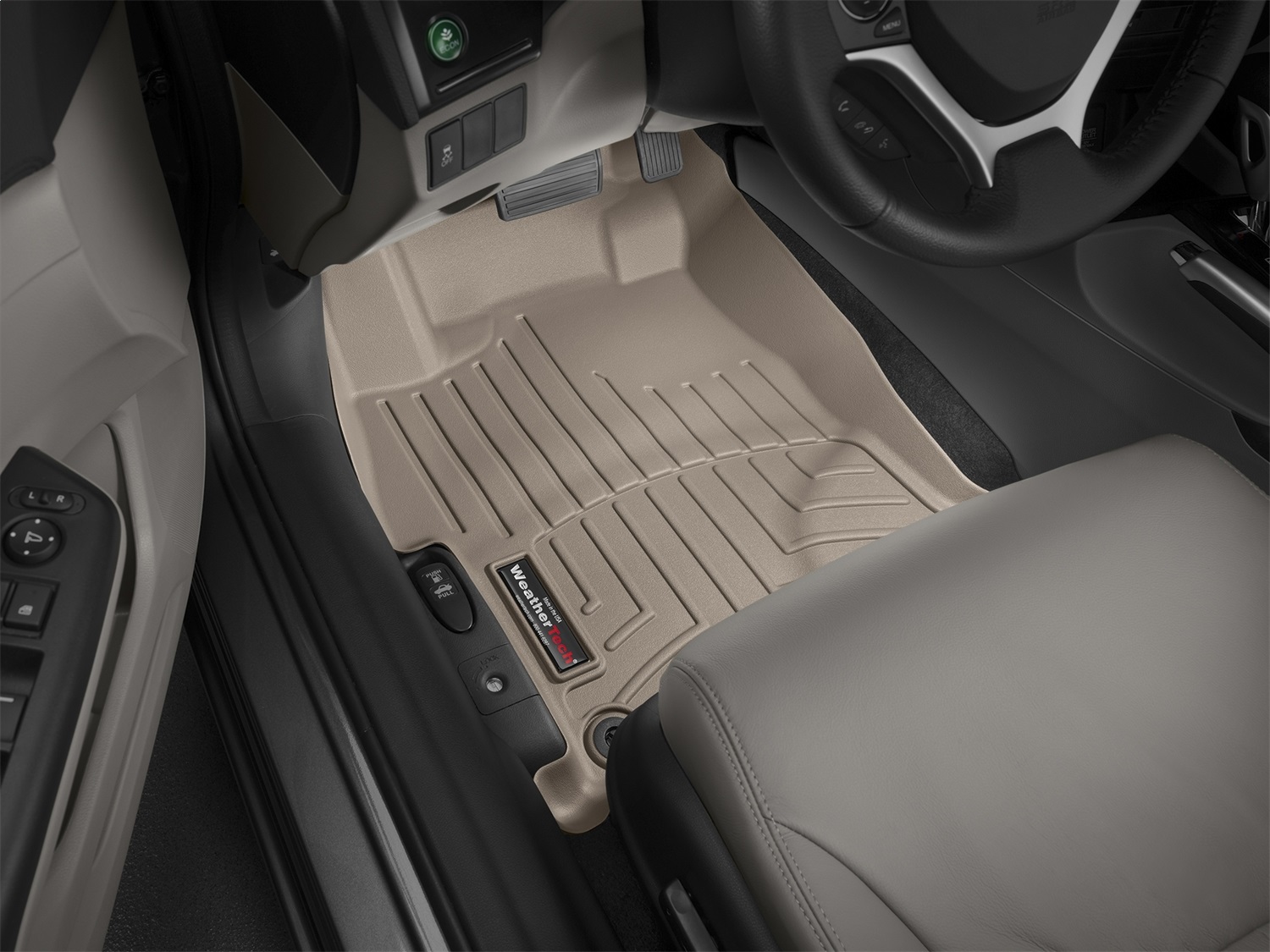 WeatherTech FloorLinerTM DigitalFit; Tan; Front 456311 thumbnail 1