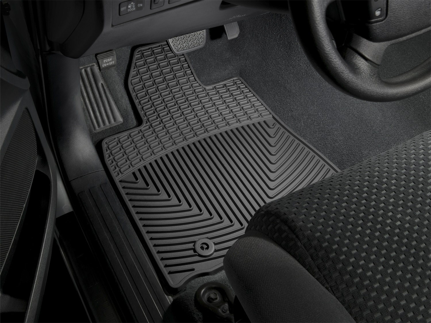 WeatherTech All Weather Floor Mats; Black; Front W265 thumbnail 0
