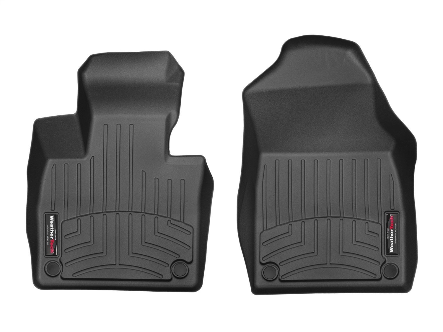 WeatherTech FloorLinerTM DigitalFit; Black; Front 448281 thumbnail 0