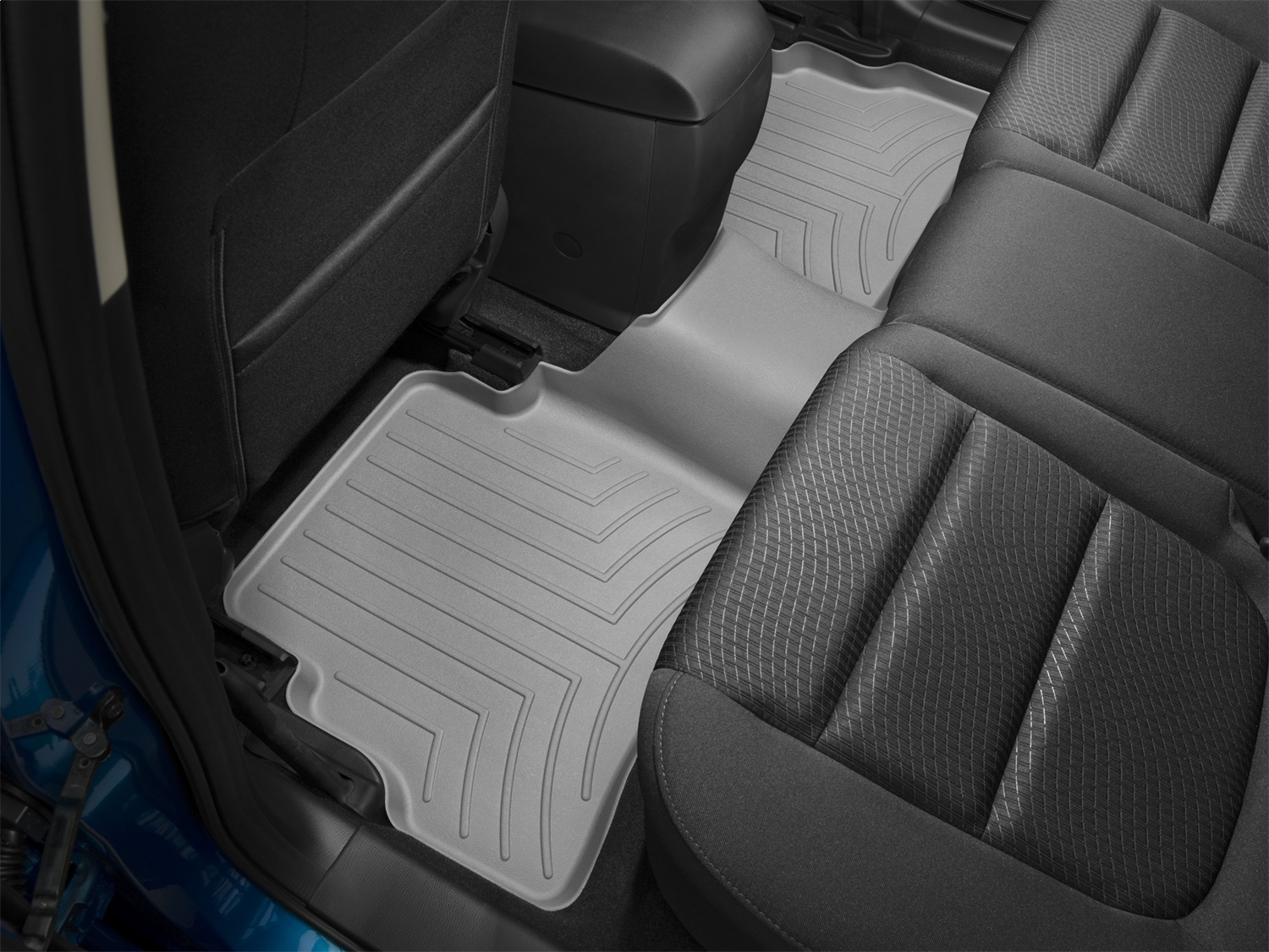 WeatherTech FloorLinerTM DigitalFit; Gray; Rear 464192 thumbnail 1
