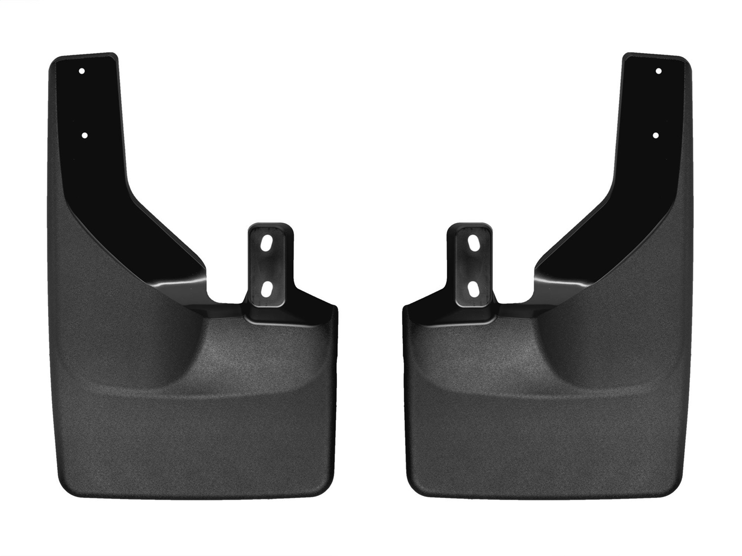 WeatherTech MudFlap No-Drill DigitalFit; Black 120148 thumbnail 0