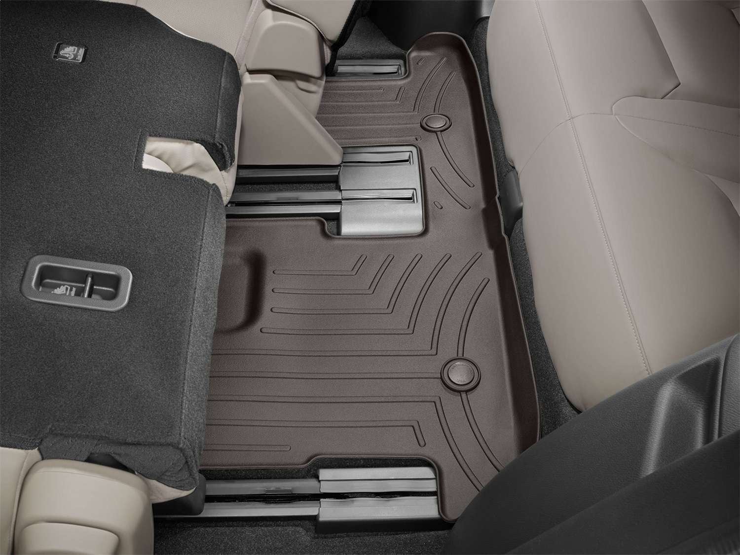 WeatherTech FloorLinerTM DigitalFit; Cocoa; Third Row 479723 thumbnail 0