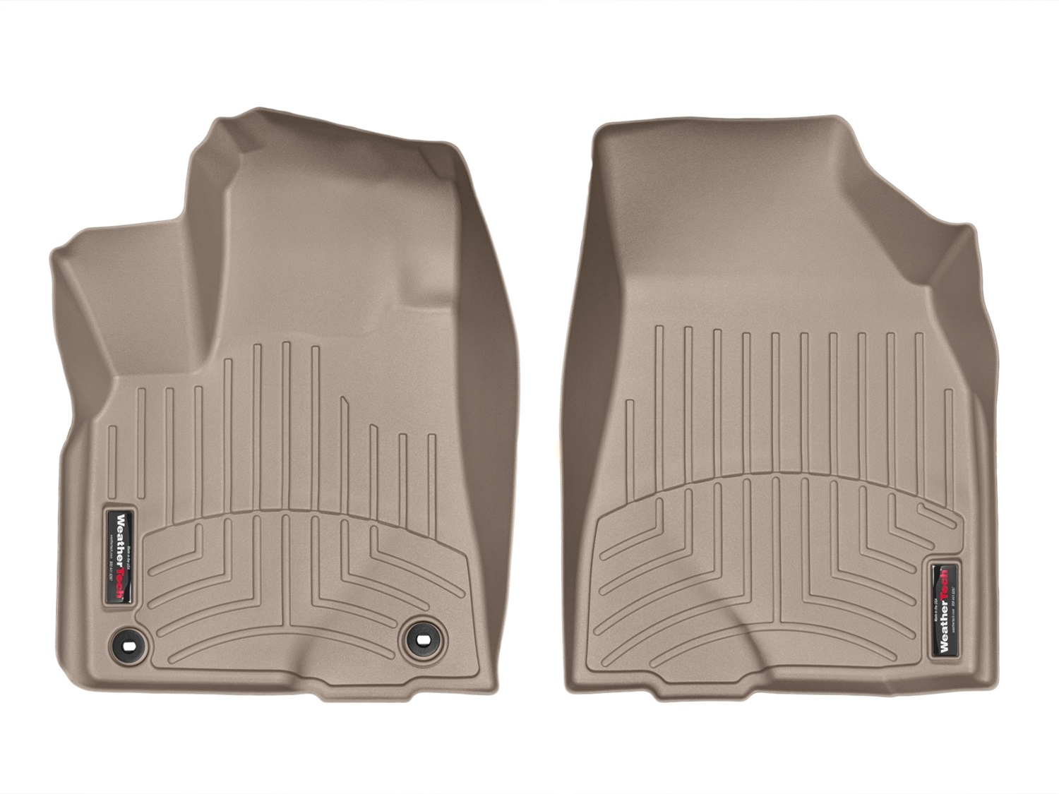 WeatherTech FloorLinerTM DigitalFit; Tan; Front 456321 thumbnail 0