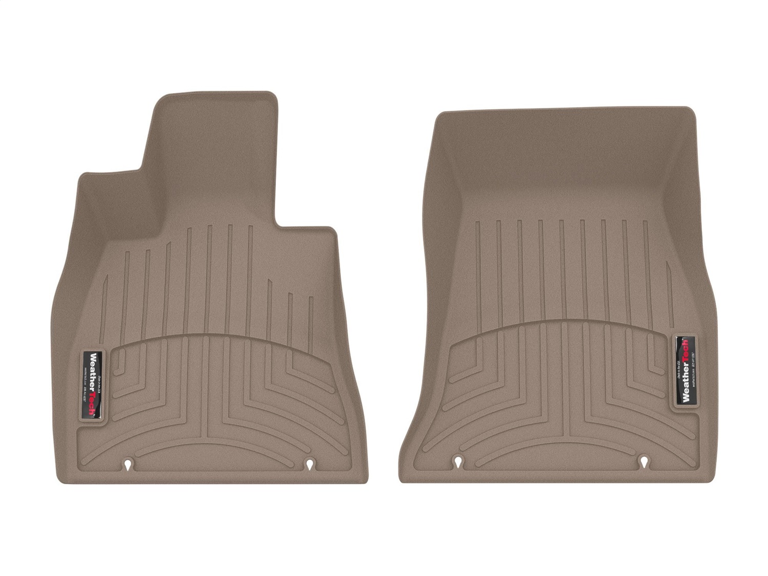 WeatherTech FloorLinerTM DigitalFit; Tan; Front 4516591 thumbnail 0