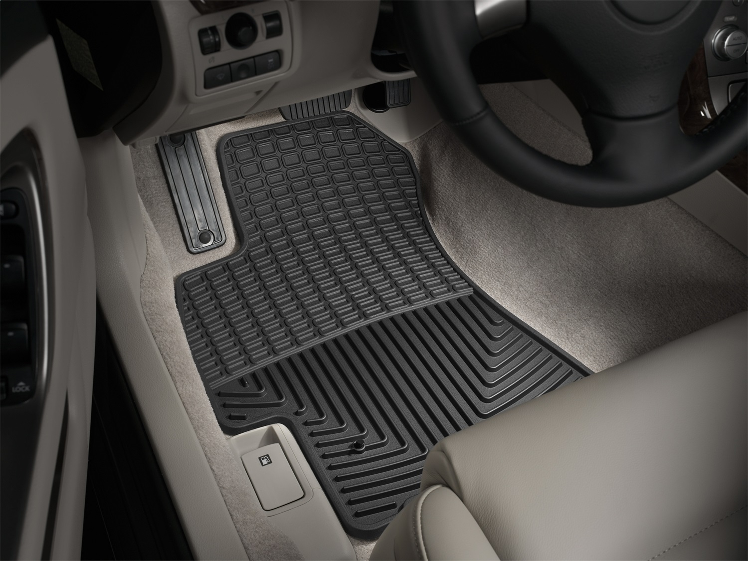 WeatherTech All Weather Floor Mats; Black; Front W52 thumbnail 0