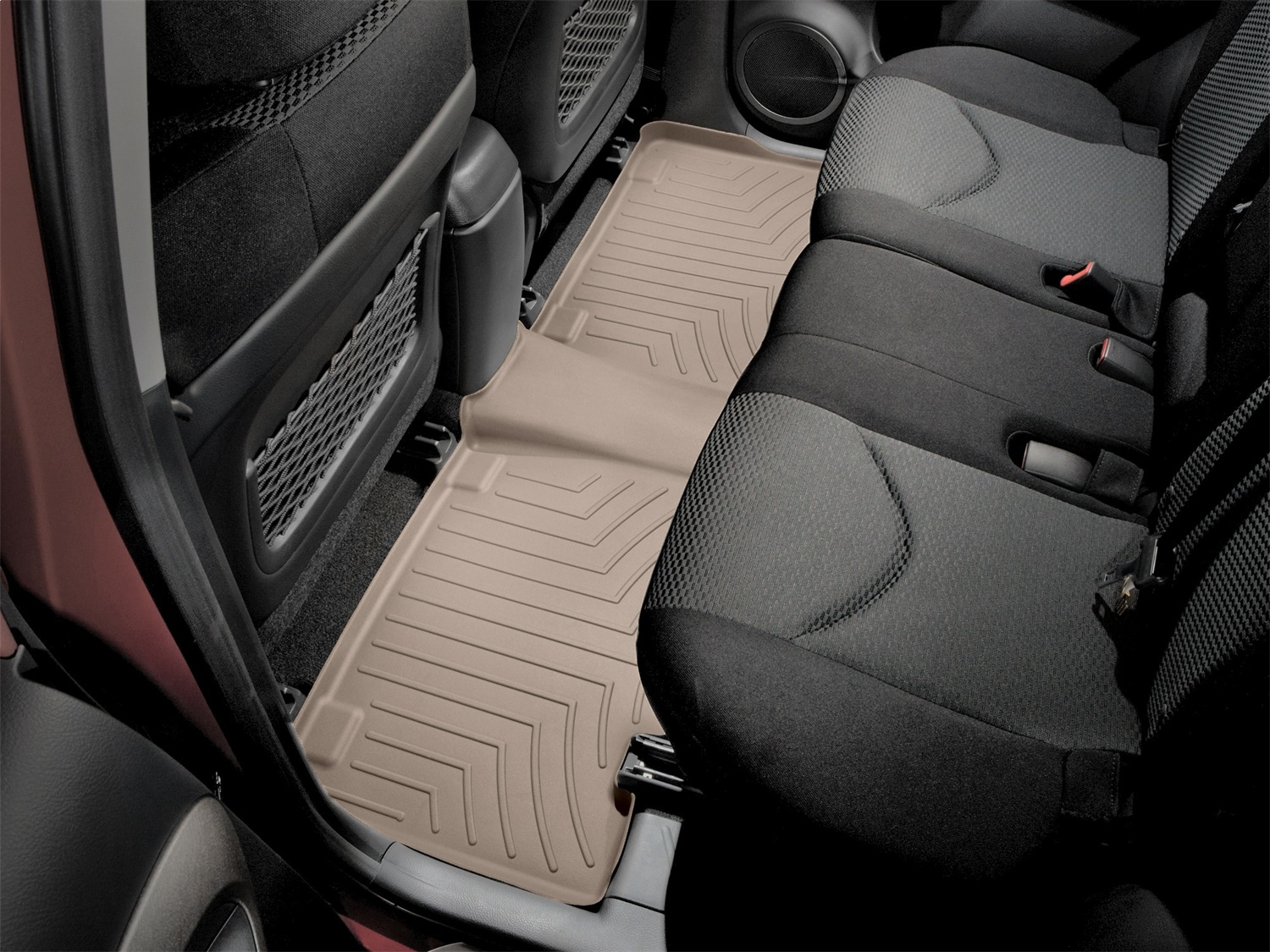 WeatherTech FloorLinerTM DigitalFit; Tan; Rear 450722 thumbnail 0