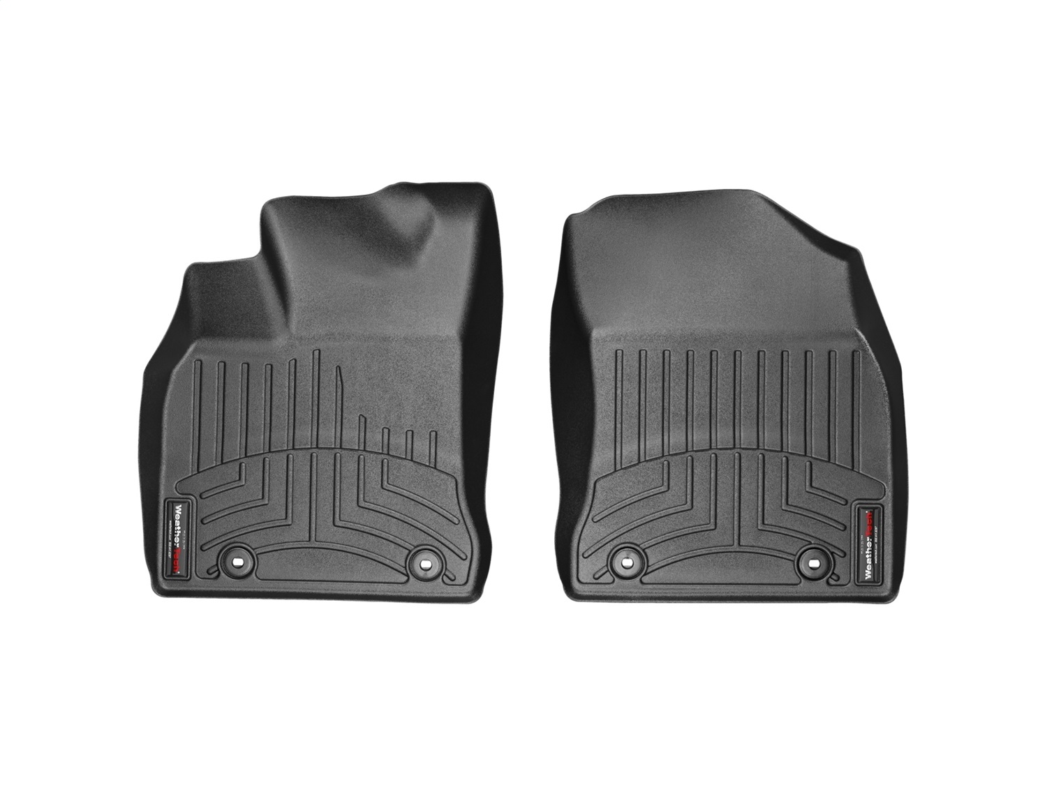 WeatherTech FloorLinerTM DigitalFit; Black; Front 444841 thumbnail 0