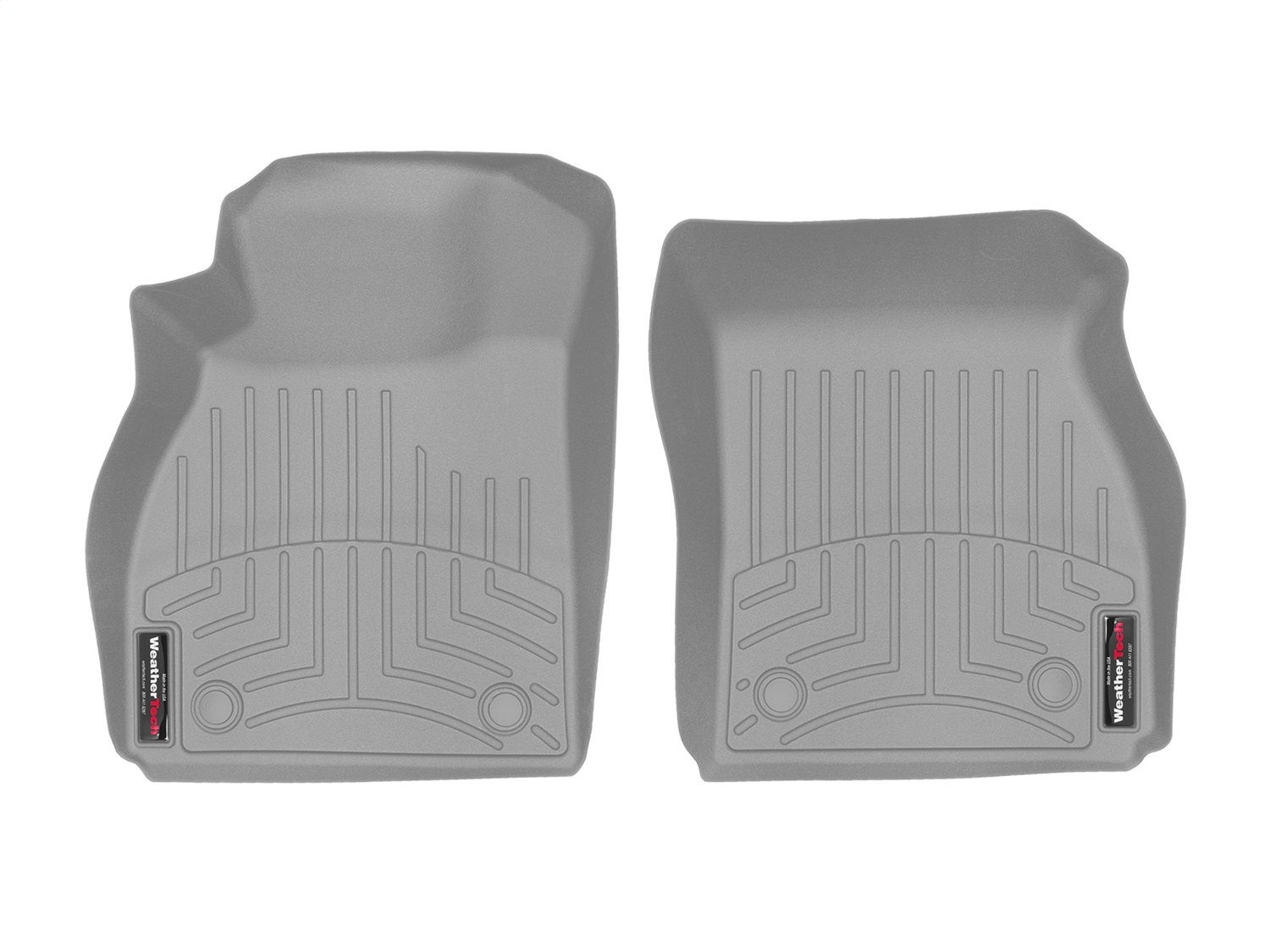 WeatherTech FloorLinerTM DigitalFit; Gray; Front 465221 thumbnail 1