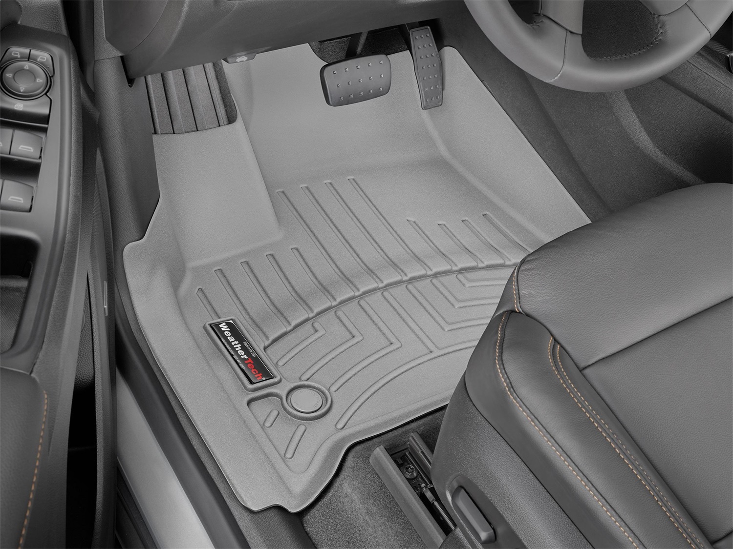 WeatherTech FloorLinerTM DigitalFit; Gray; Front 4612281 thumbnail 1