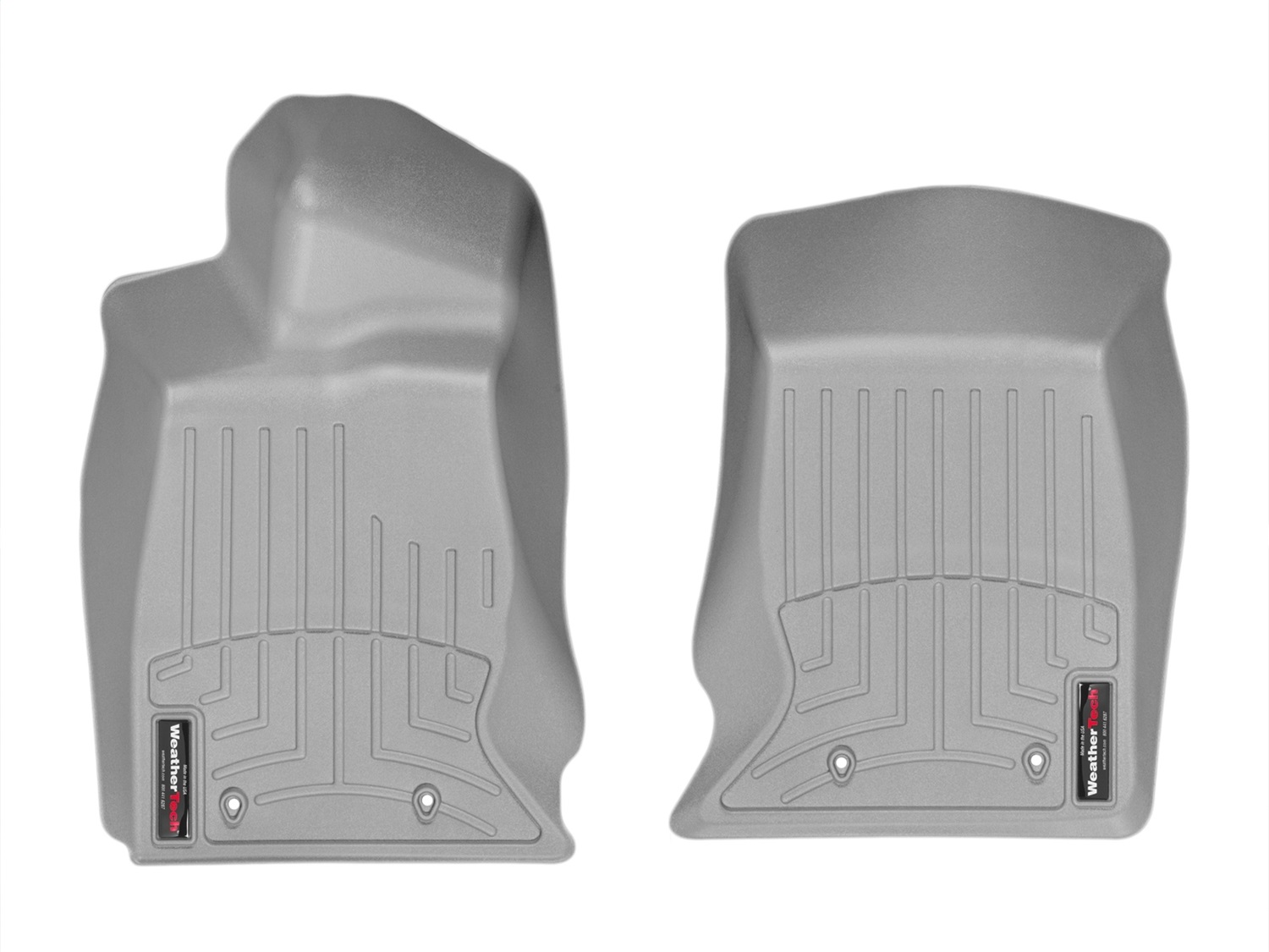 WeatherTech FloorLinerTM DigitalFit; Gray; Front 466741 thumbnail 0