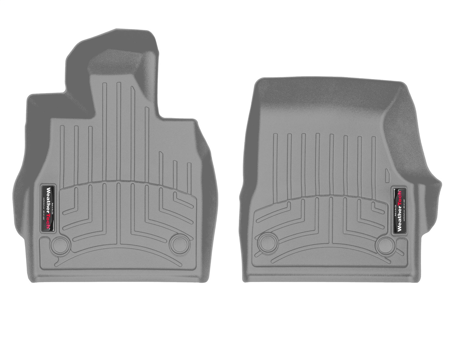 WeatherTech FloorLinerTM DigitalFit; Gray; Front 4616841 thumbnail 0