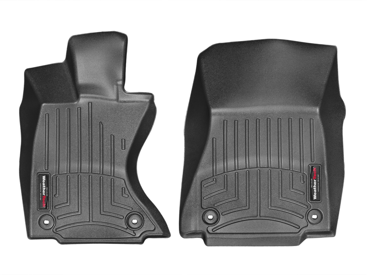 WeatherTech FloorLinerTM DigitalFit; Black; Front 445751 thumbnail 0