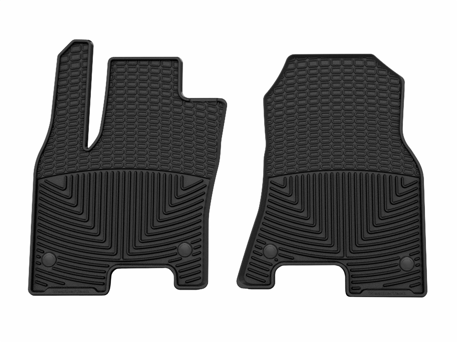 WeatherTech All Weather Floor Mats; Black; Front W719 thumbnail 1