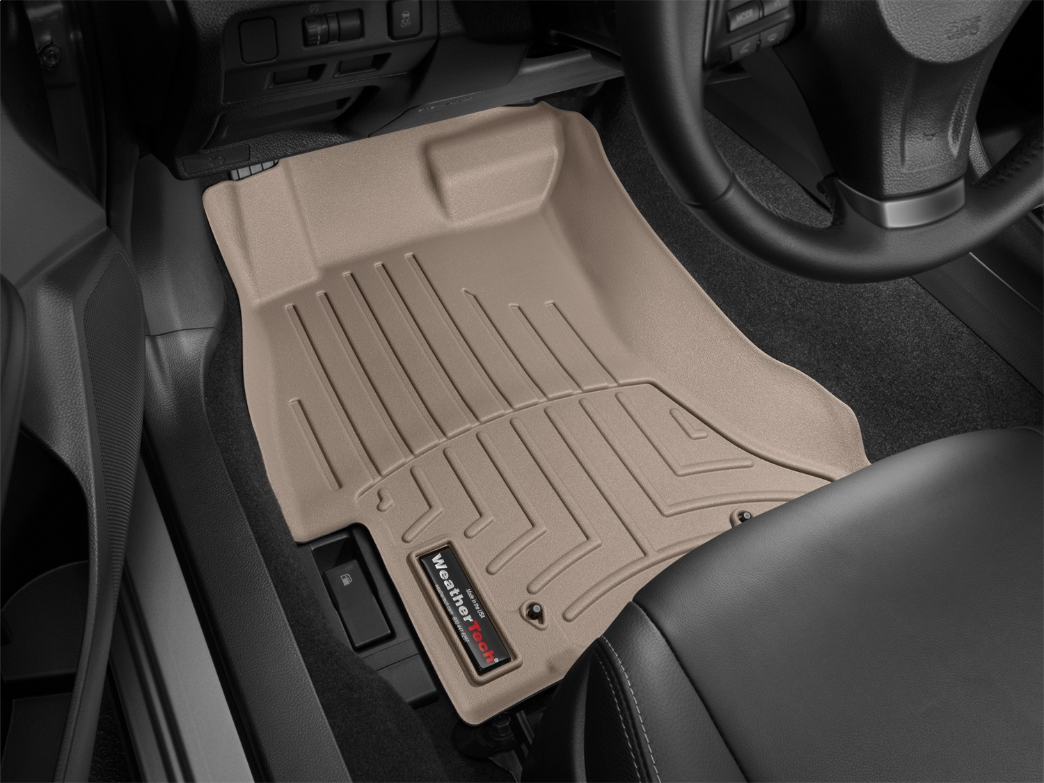 WeatherTech FloorLinerTM DigitalFit; Tan; Front 454391 thumbnail 0