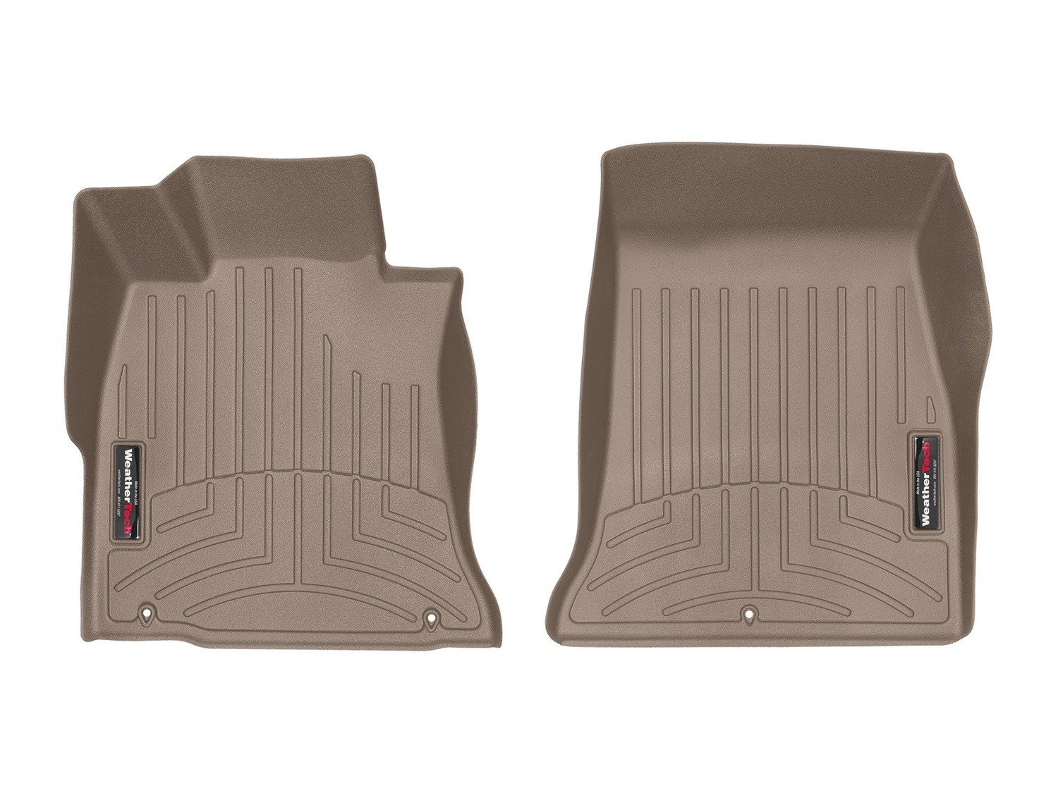 WeatherTech FloorLinerTM DigitalFit; Tan; Front 4514831 thumbnail 0