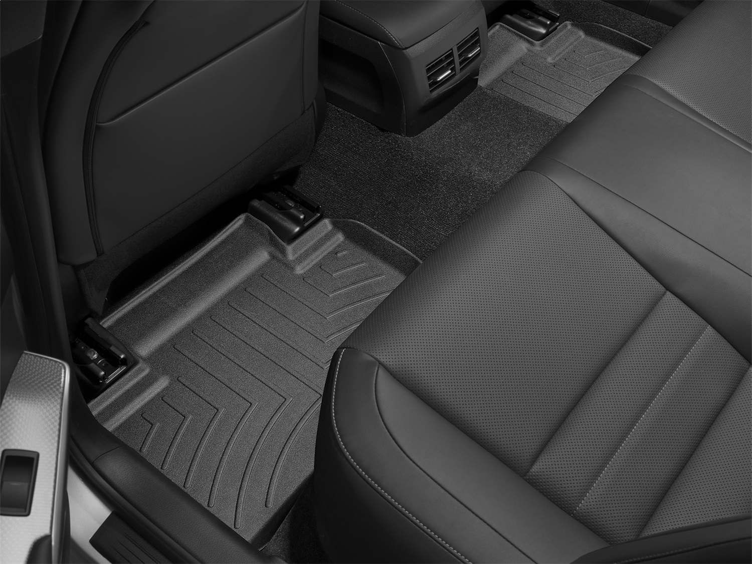 WeatherTech FloorLinerTM DigitalFit; Black; Rear 445752 thumbnail 0