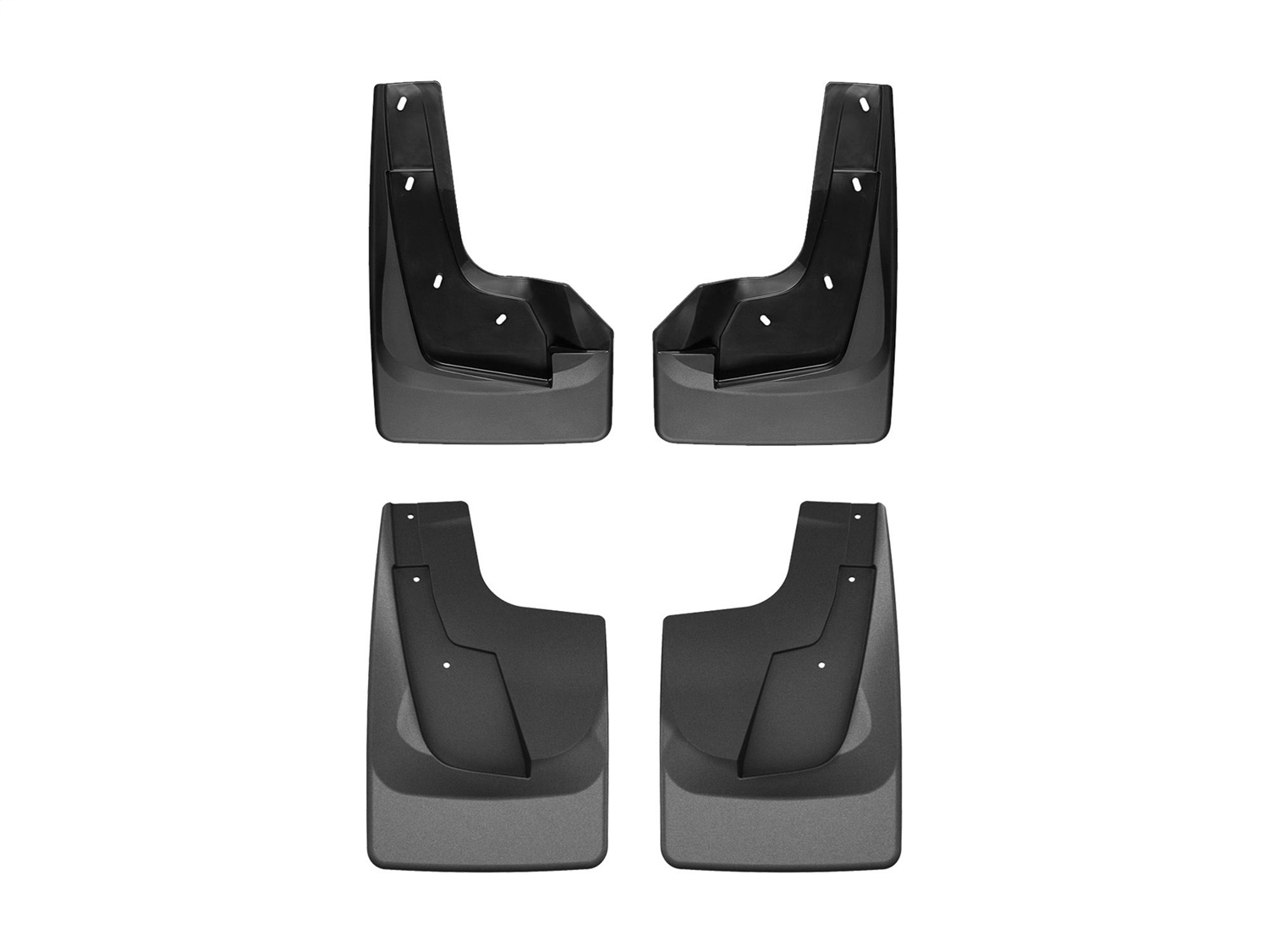 WeatherTech MudFlap No-Drill DigitalFit MudFlap Kit; Black 110093-120192 thumbnail 0