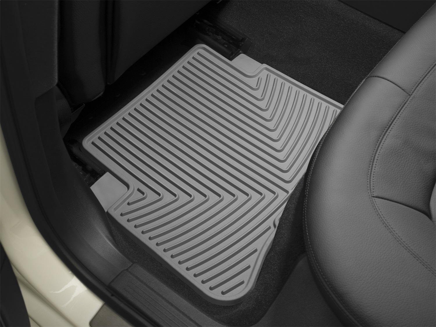WeatherTech All Weather Floor Mats; Gray; Rear W164GR thumbnail 0