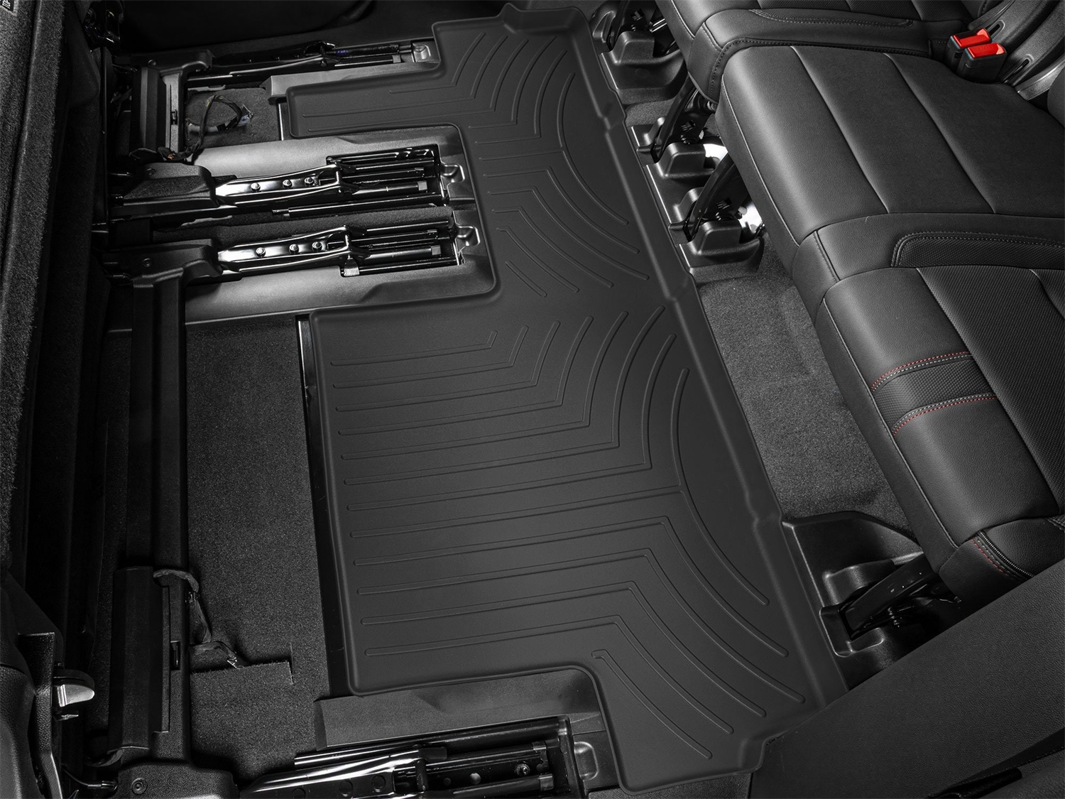 WeatherTech FloorLinerTM DigitalFit; Black; Rear 4416326 thumbnail 1
