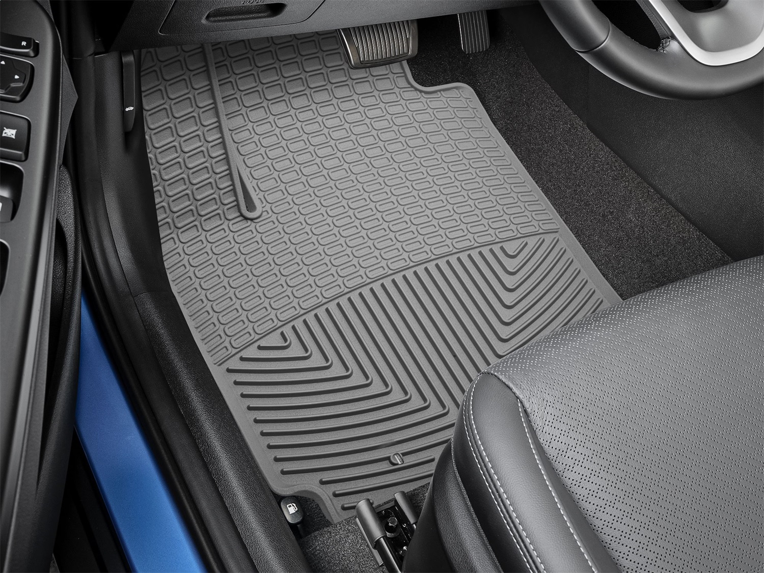WeatherTech All Weather Floor Mats; Gray; Front W497GR thumbnail 0