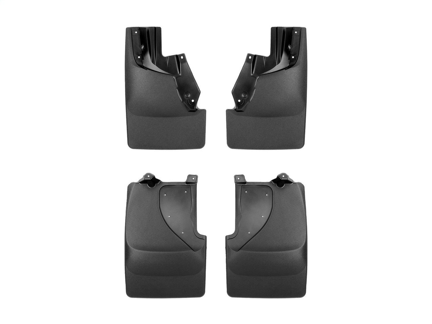 WeatherTech MudFlap No-Drill DigitalFit MudFlap Kit; Black 110162-120162 thumbnail 0