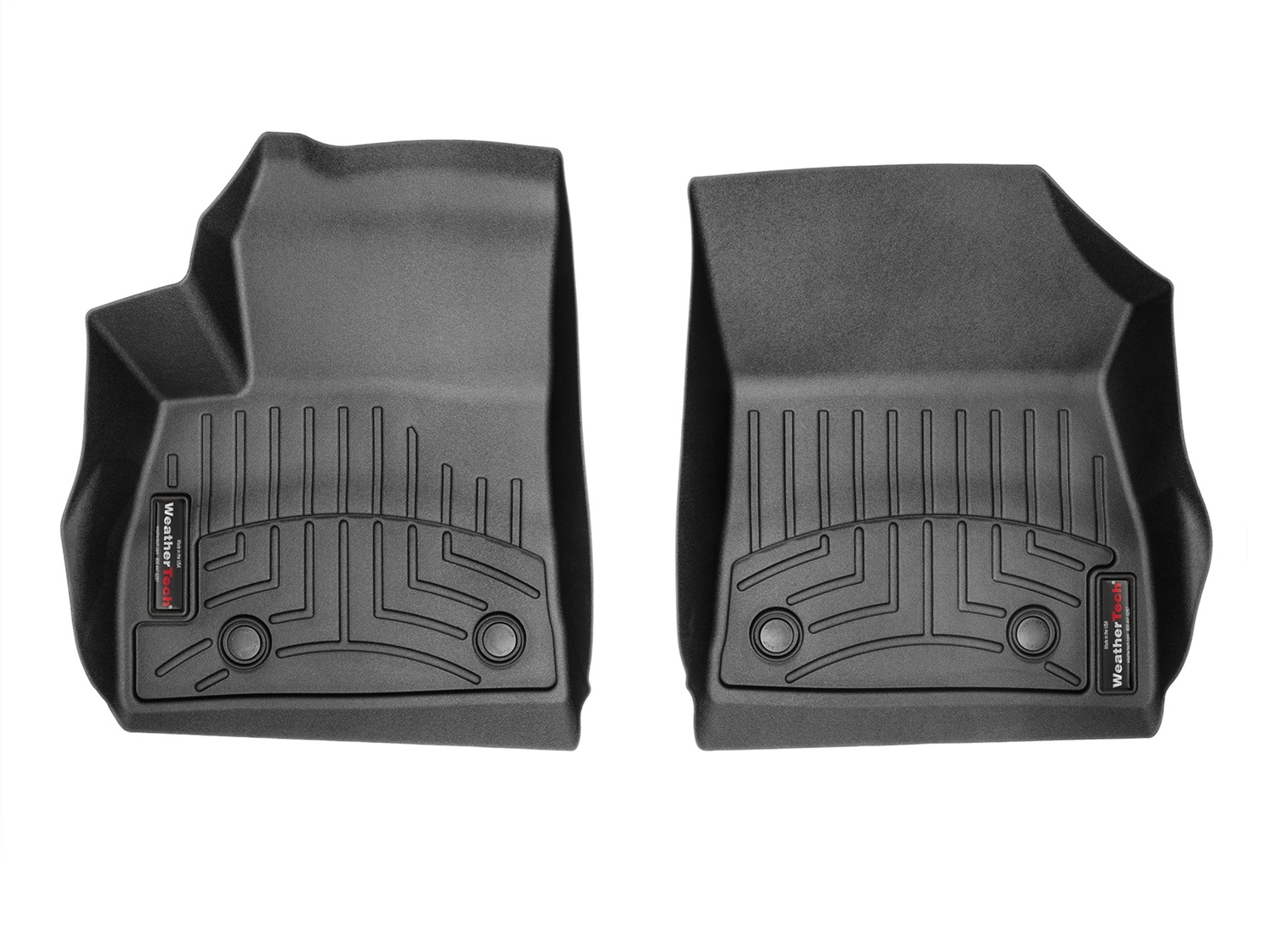 WeatherTech FloorLinerTM DigitalFit; Black; Front 449401 thumbnail 1