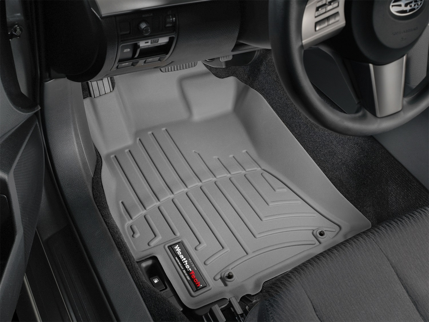 WeatherTech FloorLinerTM DigitalFit; Gray; Front 462591 thumbnail 1