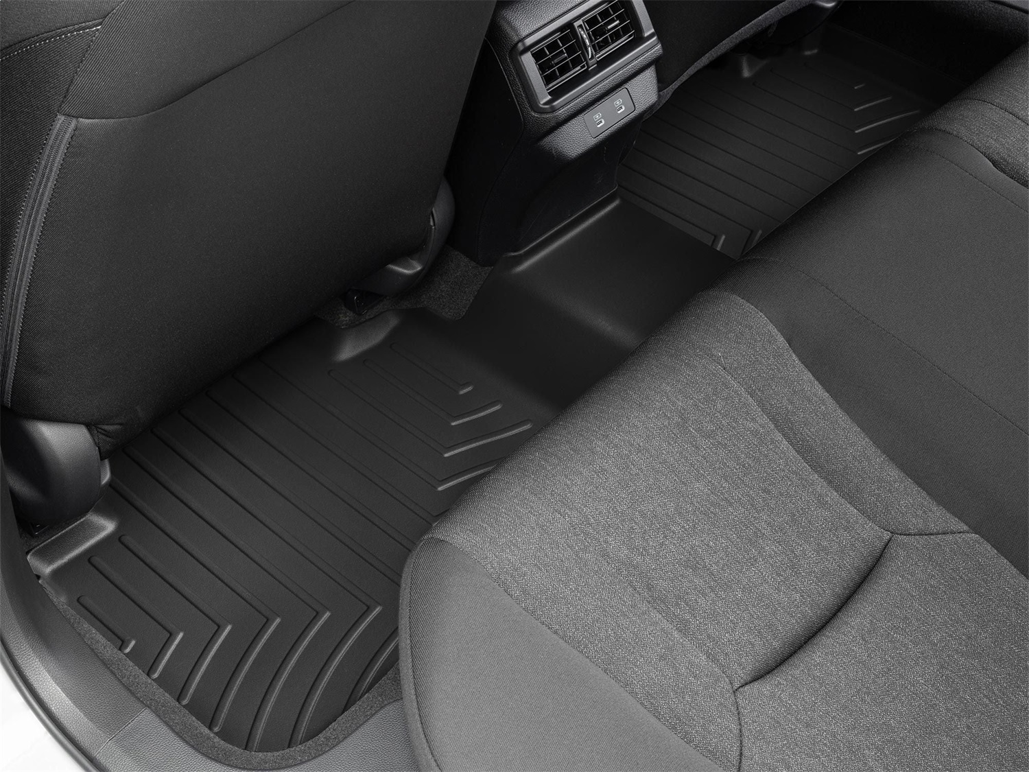 WeatherTech FloorLinerTM DigitalFit; Black; Rear 4418002 thumbnail 1
